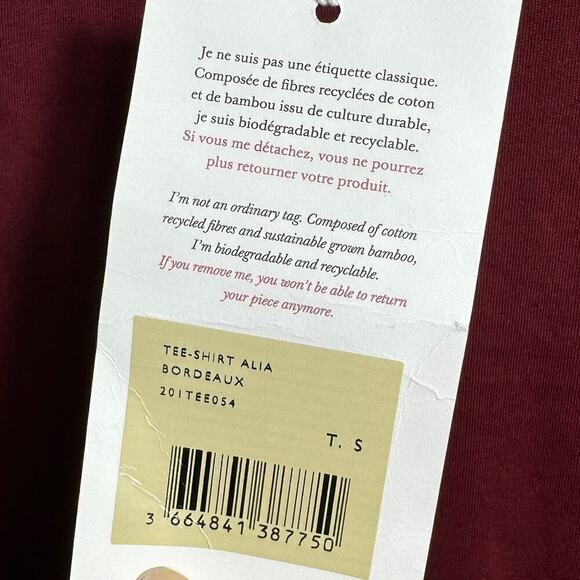 NWT Sézane Alia T-Shirt - Picture 8 of 10